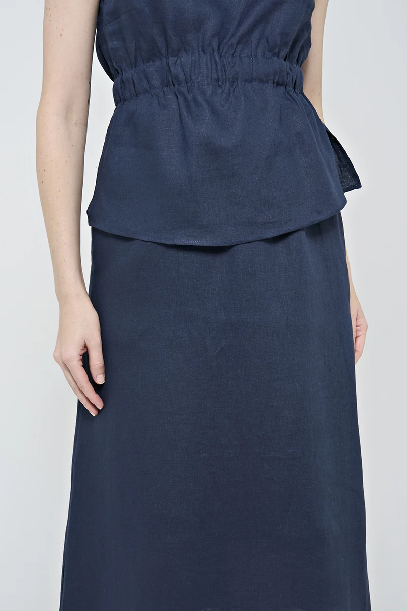 Hidrogênio - NAVY WIDE ELASTIC TANK TOP - 20558004 Hidrogênio - NAVY WIDE ELASTIC TANK TOP - 20558004