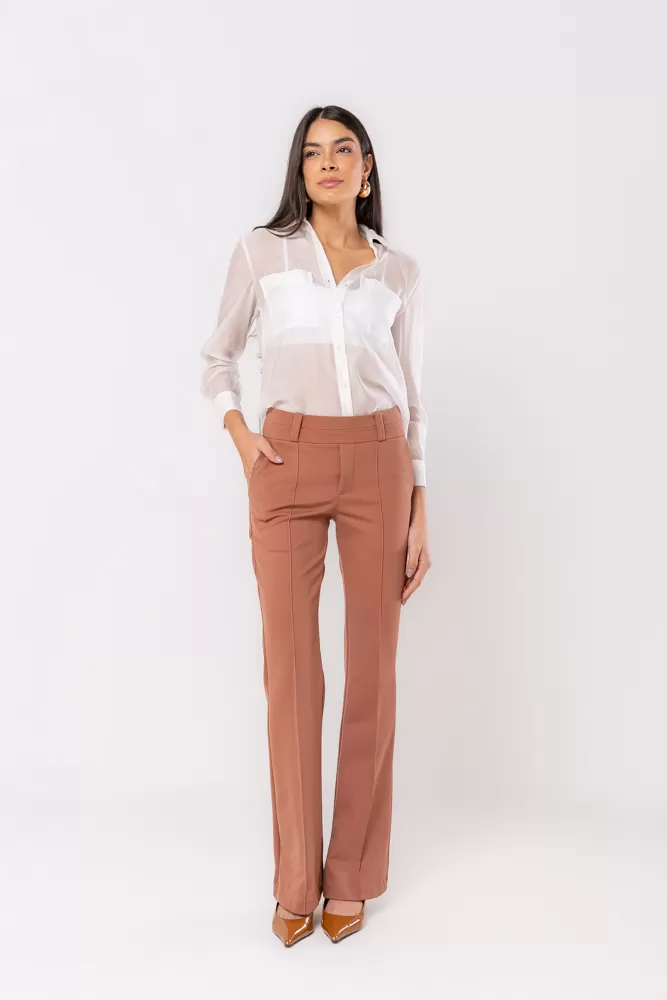 Hidrogênio - CHOCOLATE PINK STRAIGHT PANTS - 20283032 Hidrogênio - CHOCOLATE PINK STRAIGHT PANTS - 20283032