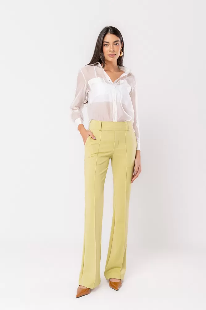 Hidrogênio - PINK LIGHT GREEN STRAIGHT PANTS - 20283078 Hidrogênio - PINK LIGHT GREEN STRAIGHT PANTS - 20283078