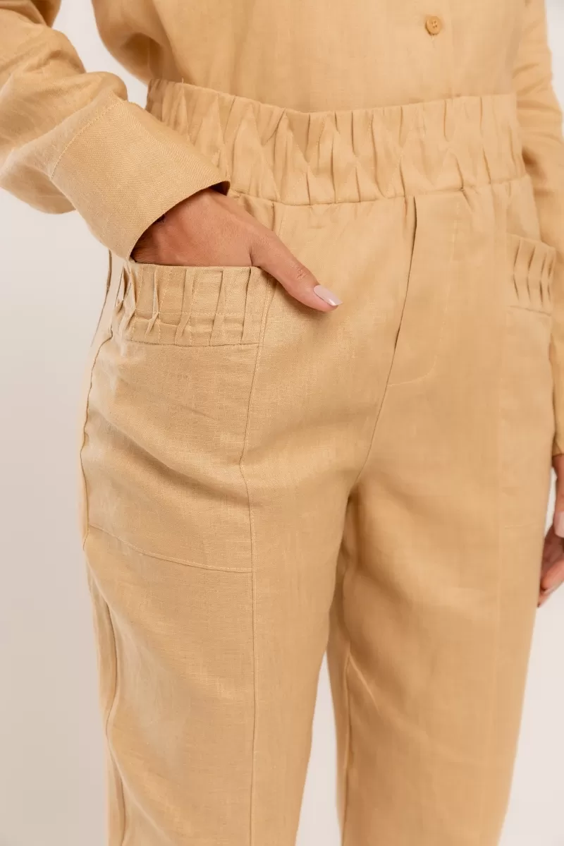 Hidrogênio - VIVI CANGURU PANTS WITH POCKETS AND PLEATS - 20347580 Hidrogênio - VIVI CANGURU PANTS WITH POCKETS AND PLEATS - 20347580