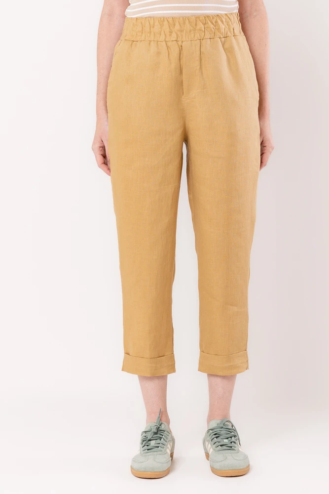 Hidrogênio - POLIANA CARROT PANTS 100% KANGAROO LINEN - 19886580 Hidrogênio - POLIANA CARROT PANTS 100% KANGAROO LINEN - 19886580