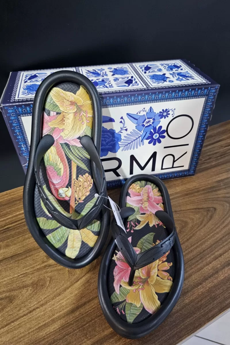 FARM - CANOE TROPICAL WEALTH FLIP FLOPS - J1005800290012 FARM - CANOE TROPICAL WEALTH FLIP FLOPS - J1005800290012