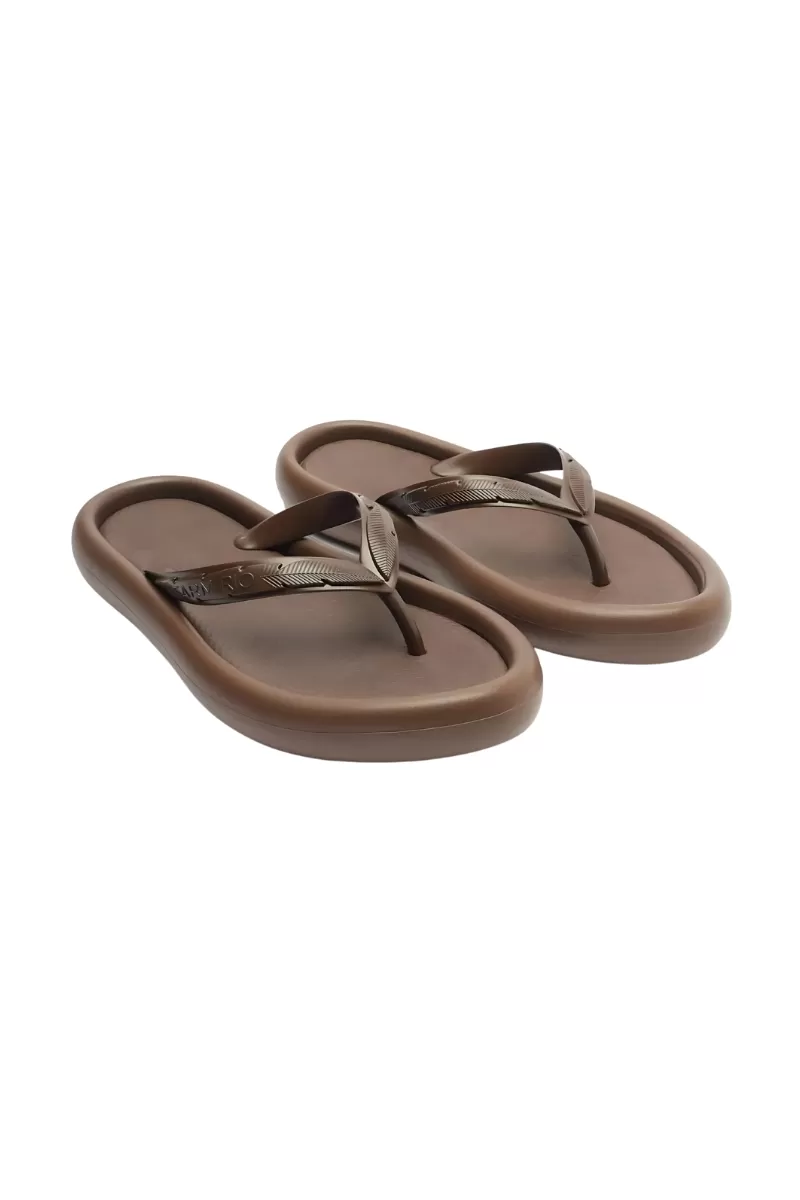 FARM - BROWN CANOE FLIP FLOPS - J1005800010015