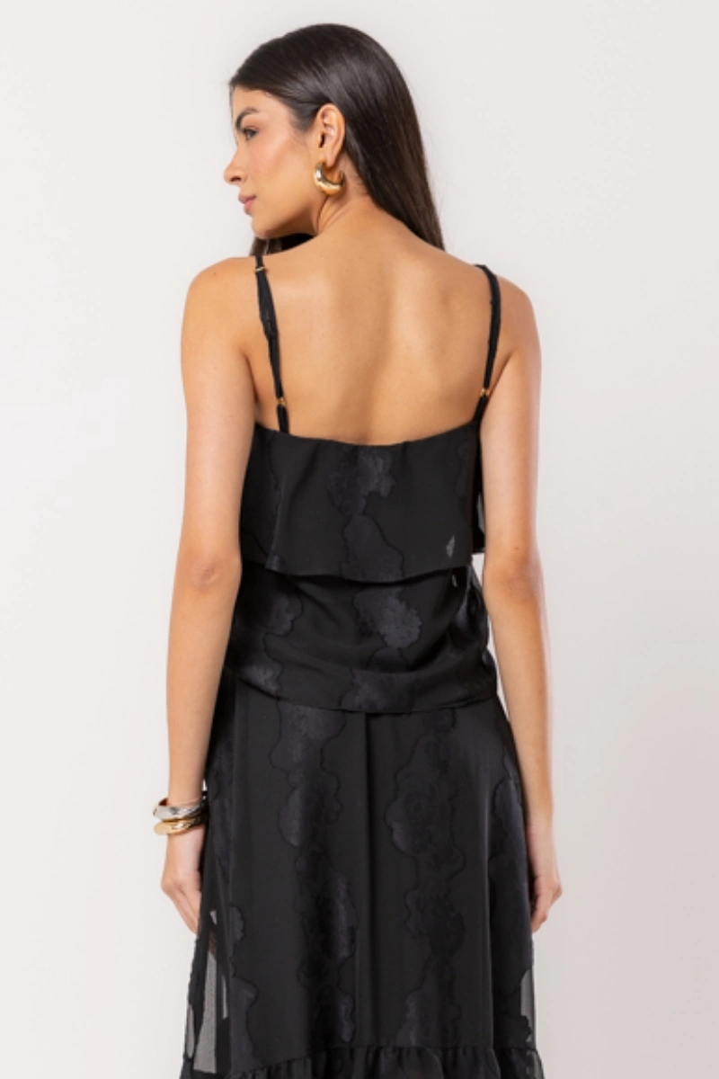 Hidrogênio - REGATA DUPLA PRETO - 20524001