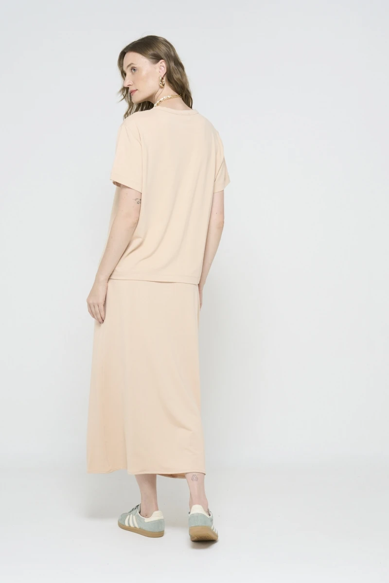 Hidrogênio - LONG SKIRT WITH POCKETS SAND - 20533071 Hidrogênio - LONG SKIRT WITH POCKETS SAND - 20533071