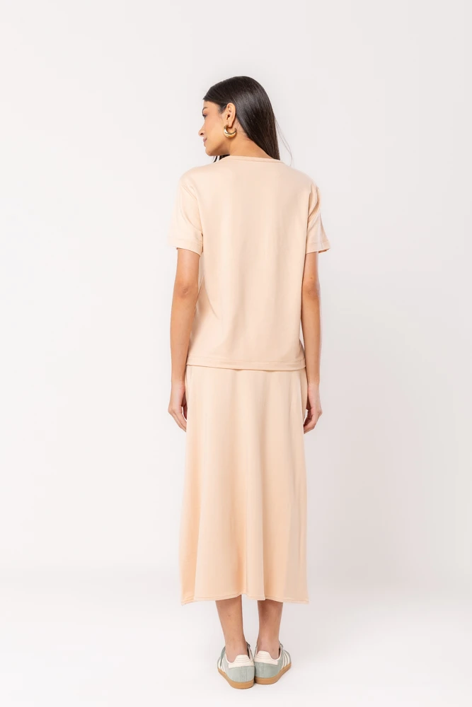 Hidrogênio - LONG SKIRT WITH POCKETS SAND - 20533071 Hidrogênio - LONG SKIRT WITH POCKETS SAND - 20533071