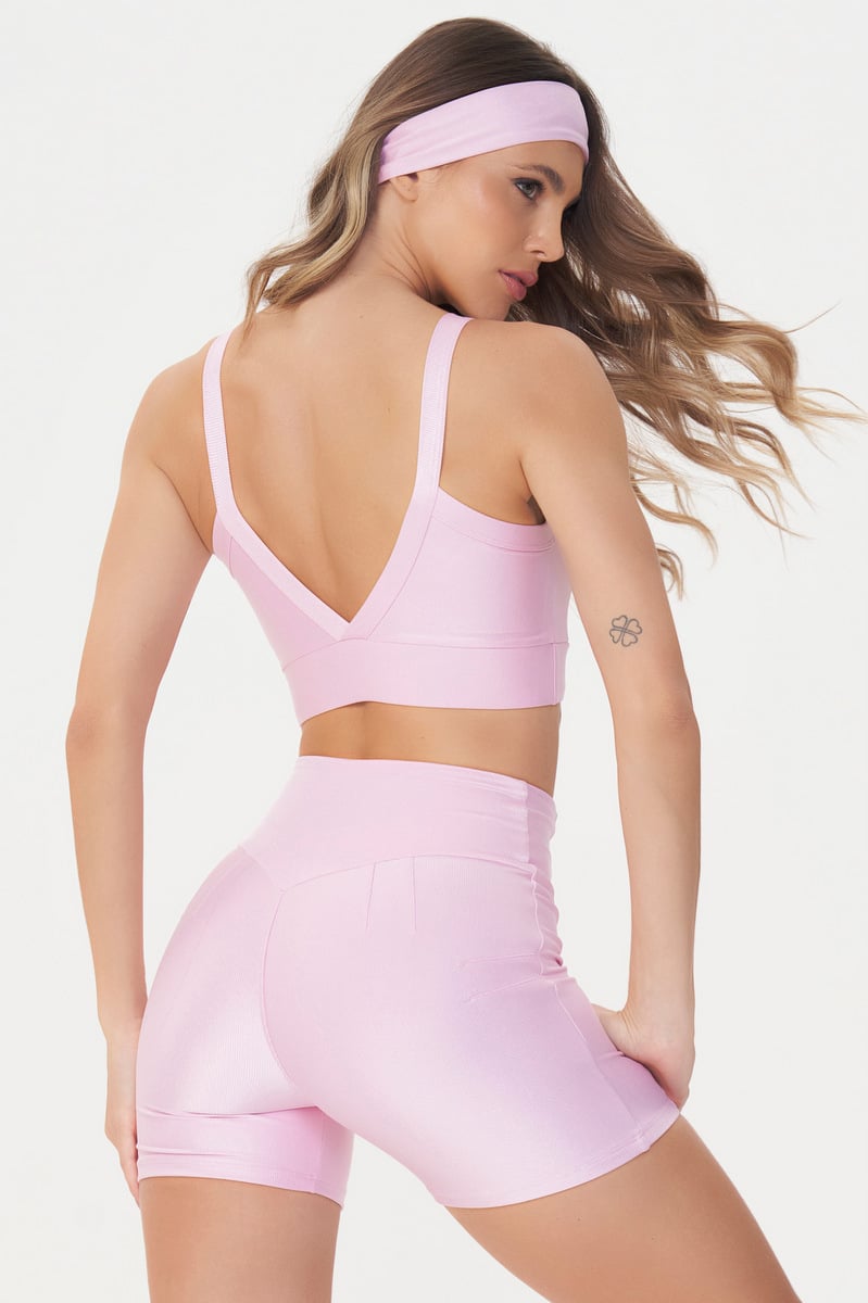 Lets Gym - Top Bright Calm Rose - 2141BCRS