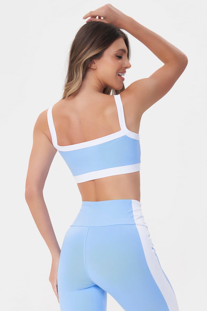 Lets Gym - Light Blue Tunning Top - 2890AZC