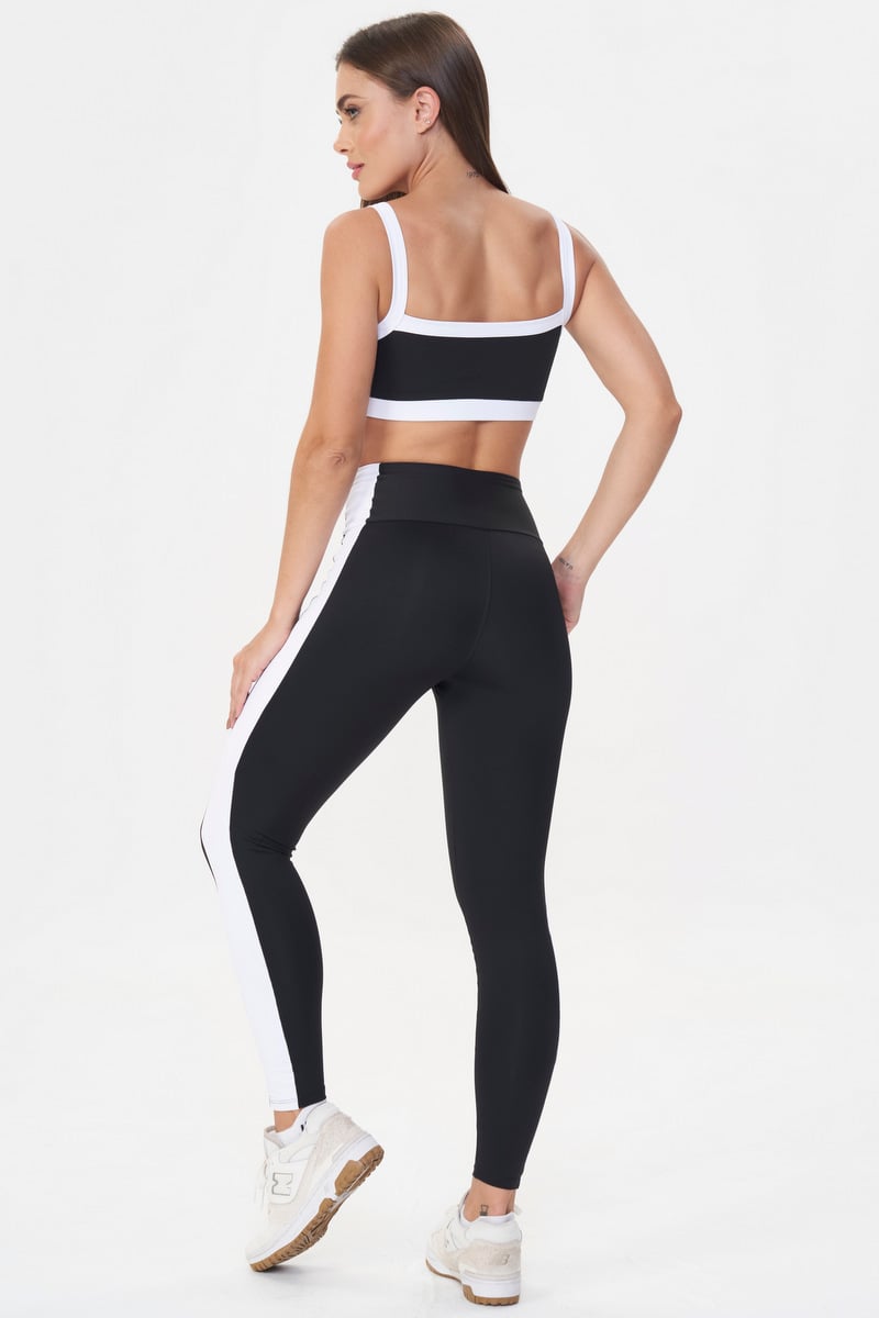 Lets Gym - Black Tunning Leggings - 2891PT Lets Gym - Black Tunning Leggings - 2891PT