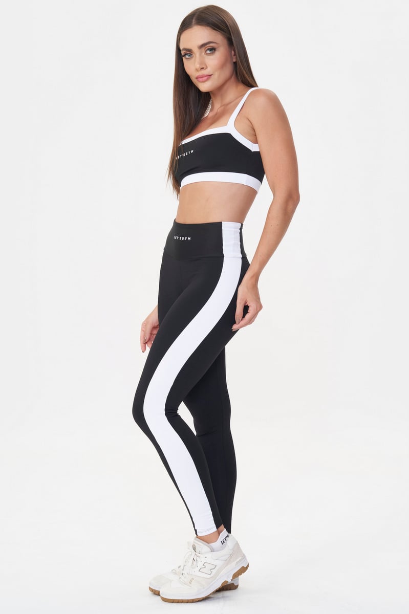 Lets Gym - Black Tunning Leggings - 2891PT Lets Gym - Black Tunning Leggings - 2891PT