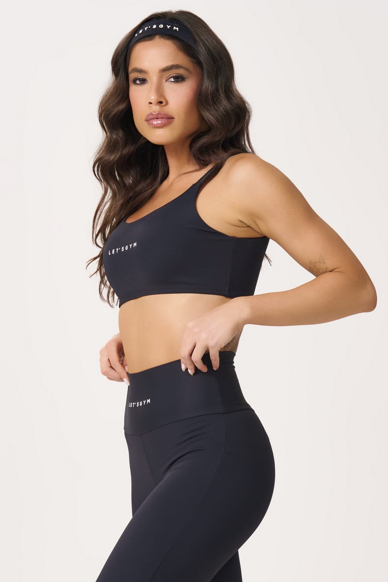 Lets Gym - Sports bra Basic Colors Black - 2906PT Lets Gym - Sports bra Basic Colors Black - 2906PT