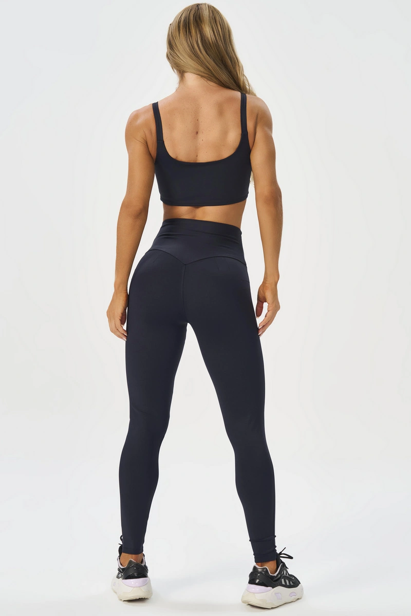 Lets Gym - Basic Colors Leggings Black - 2907PT