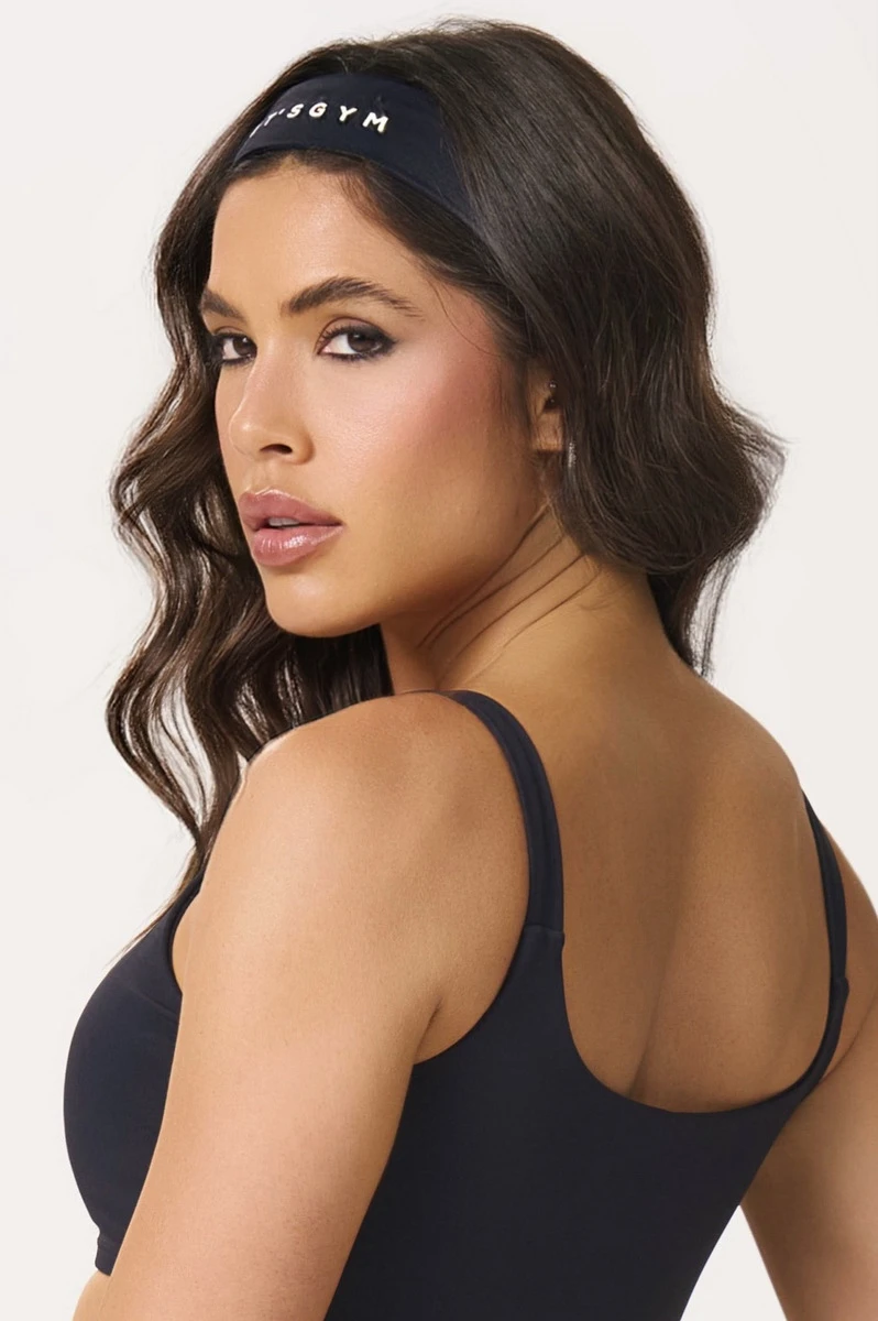 Lets Gym - Basic Colors Black Hair Band - 2911PT