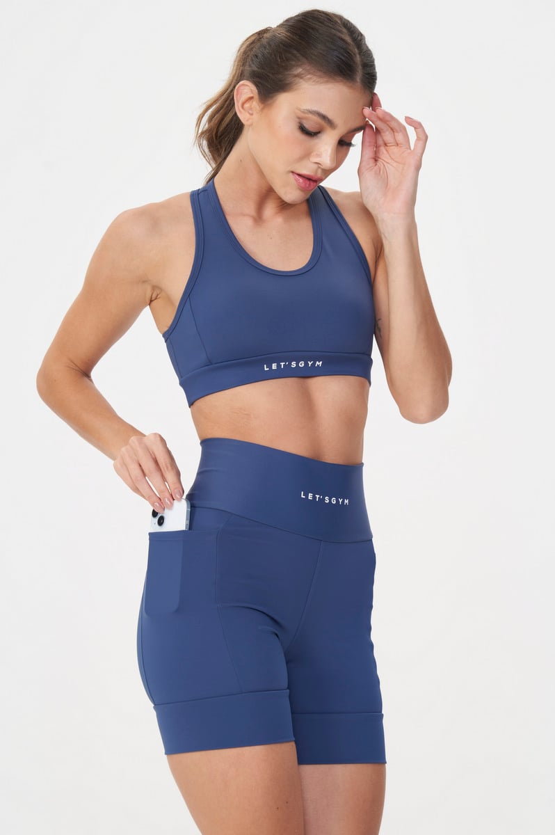 Lets Gym - Top Runner Basic Colors Azul Indigo - 2912AZI Lets Gym - Top Runner Basic Colors Azul Indigo - 2912AZI