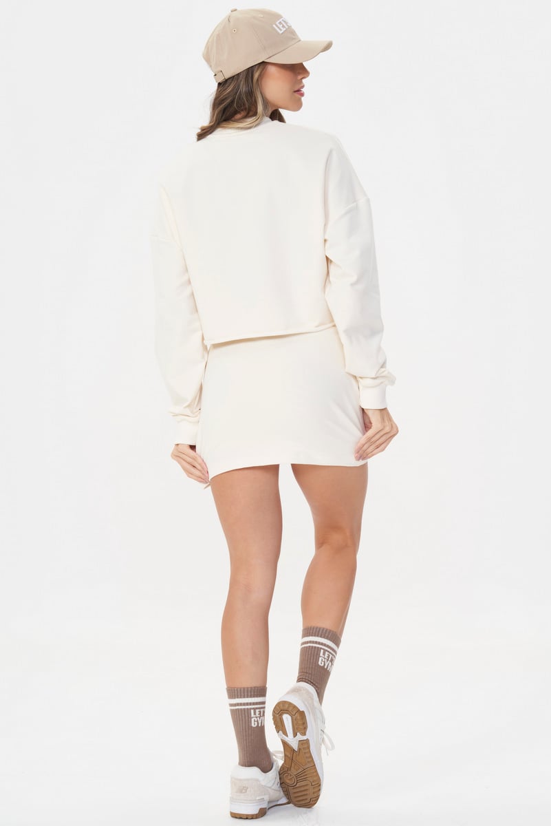Lets Gym - Short Skirt Urban Layers Off White - 2919OFW