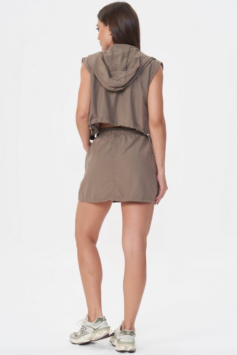 Lets Gym - Athleisure Vest Olive Brown - 2920OB Lets Gym - Athleisure Vest Olive Brown - 2920OB