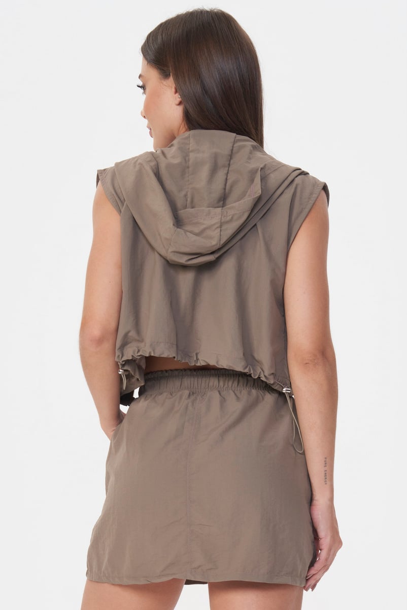 Lets Gym - Athleisure Vest Olive Brown - 2920OB Lets Gym - Athleisure Vest Olive Brown - 2920OB