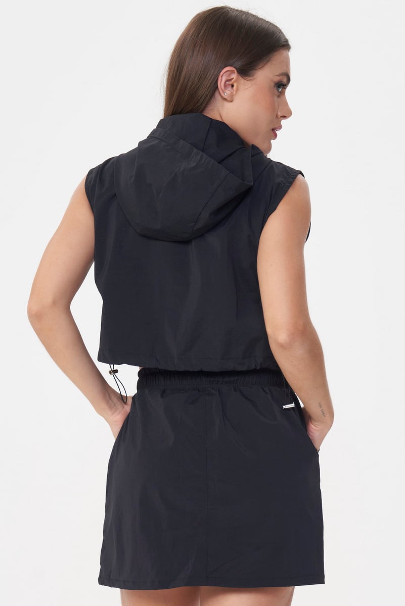 Lets Gym - Black Athleisure Vest - 2920PT