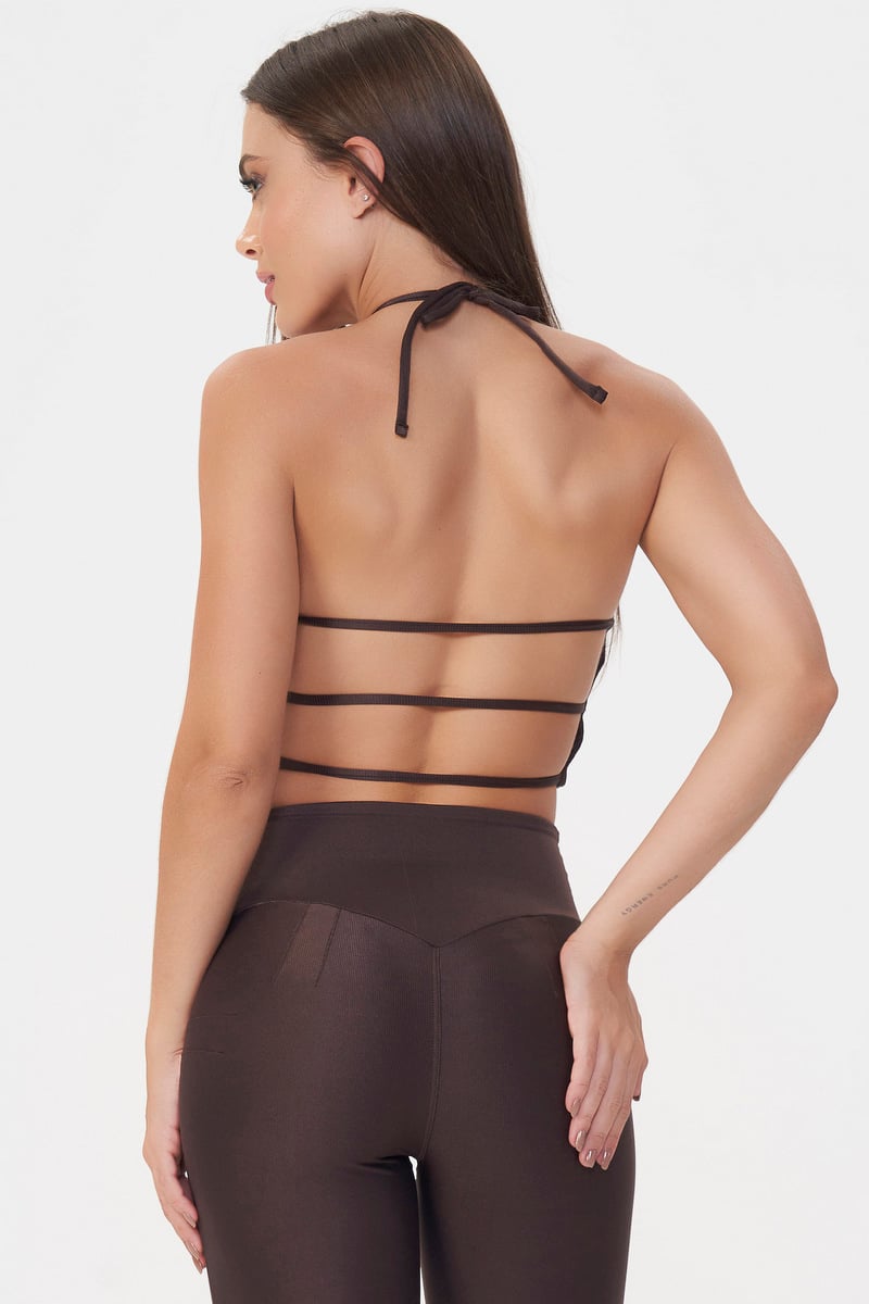 Lets Gym - Cropped Bright Coffee - 2928CF Lets Gym - Cropped Bright Coffee - 2928CF