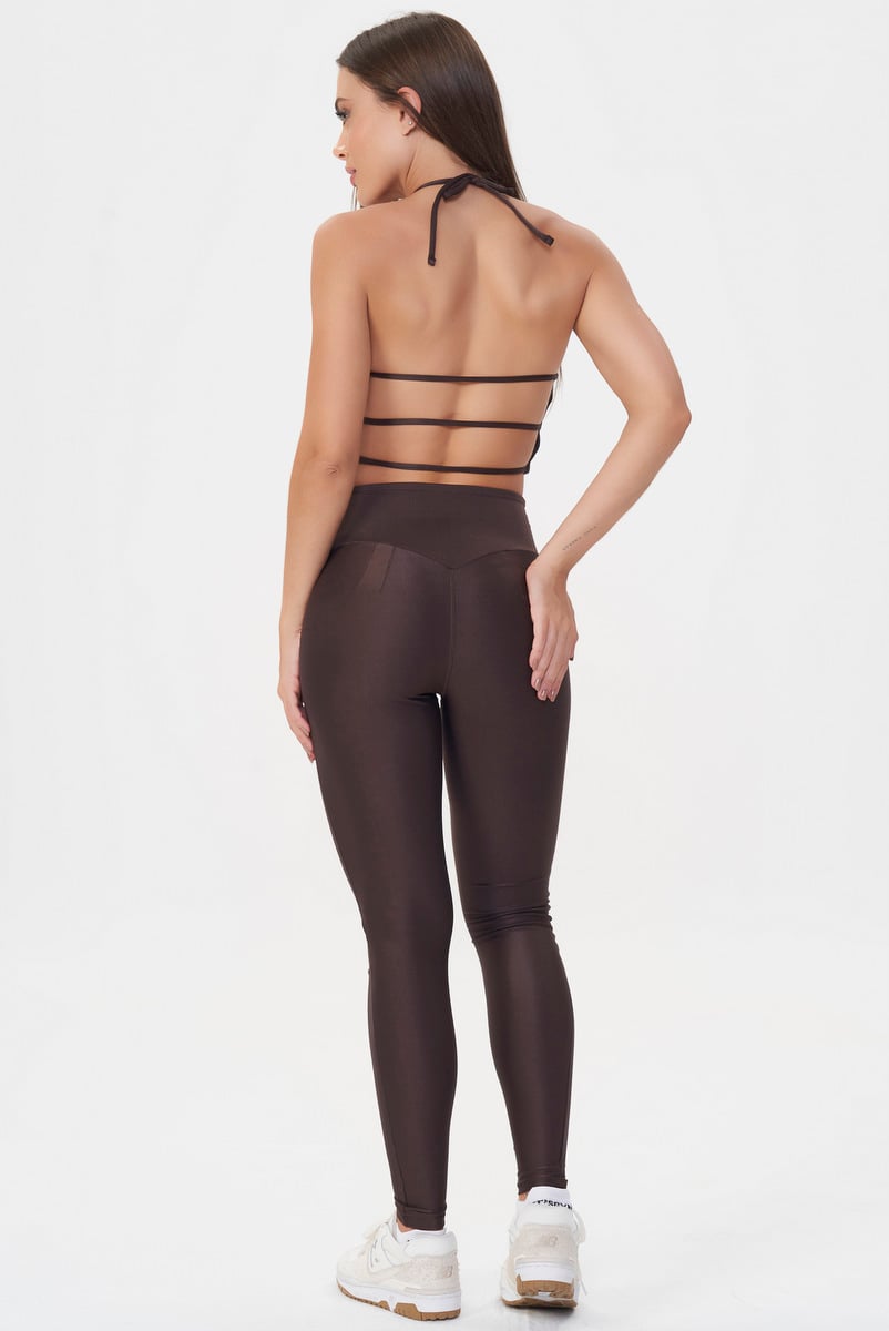 Lets Gym - Cropped Bright Coffee - 2928CF Lets Gym - Cropped Bright Coffee - 2928CF