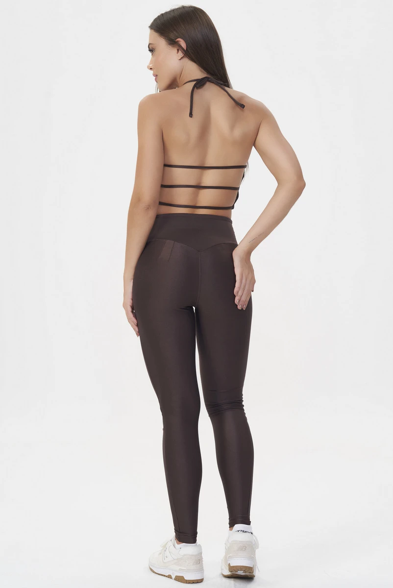 Lets Gym - Cropped Bright Coffee - 2928CF