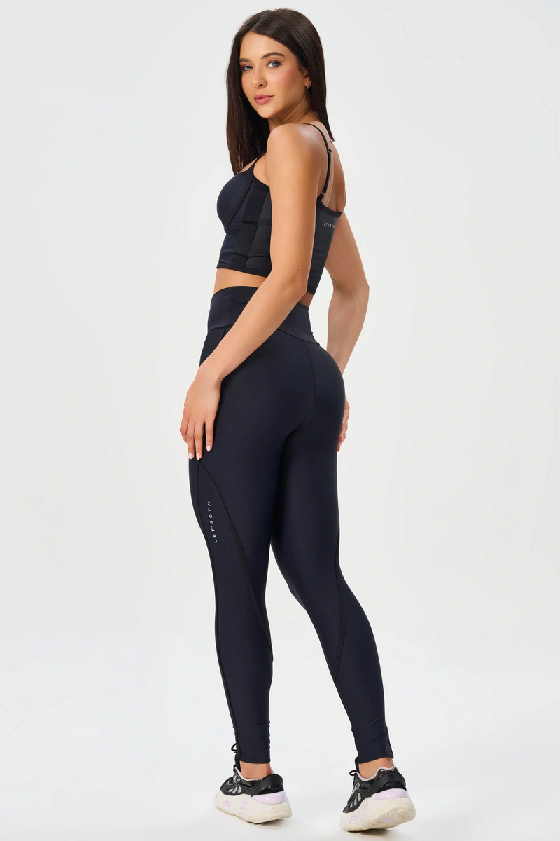Lets Gym - Black Harmony Leggings - 2957PT