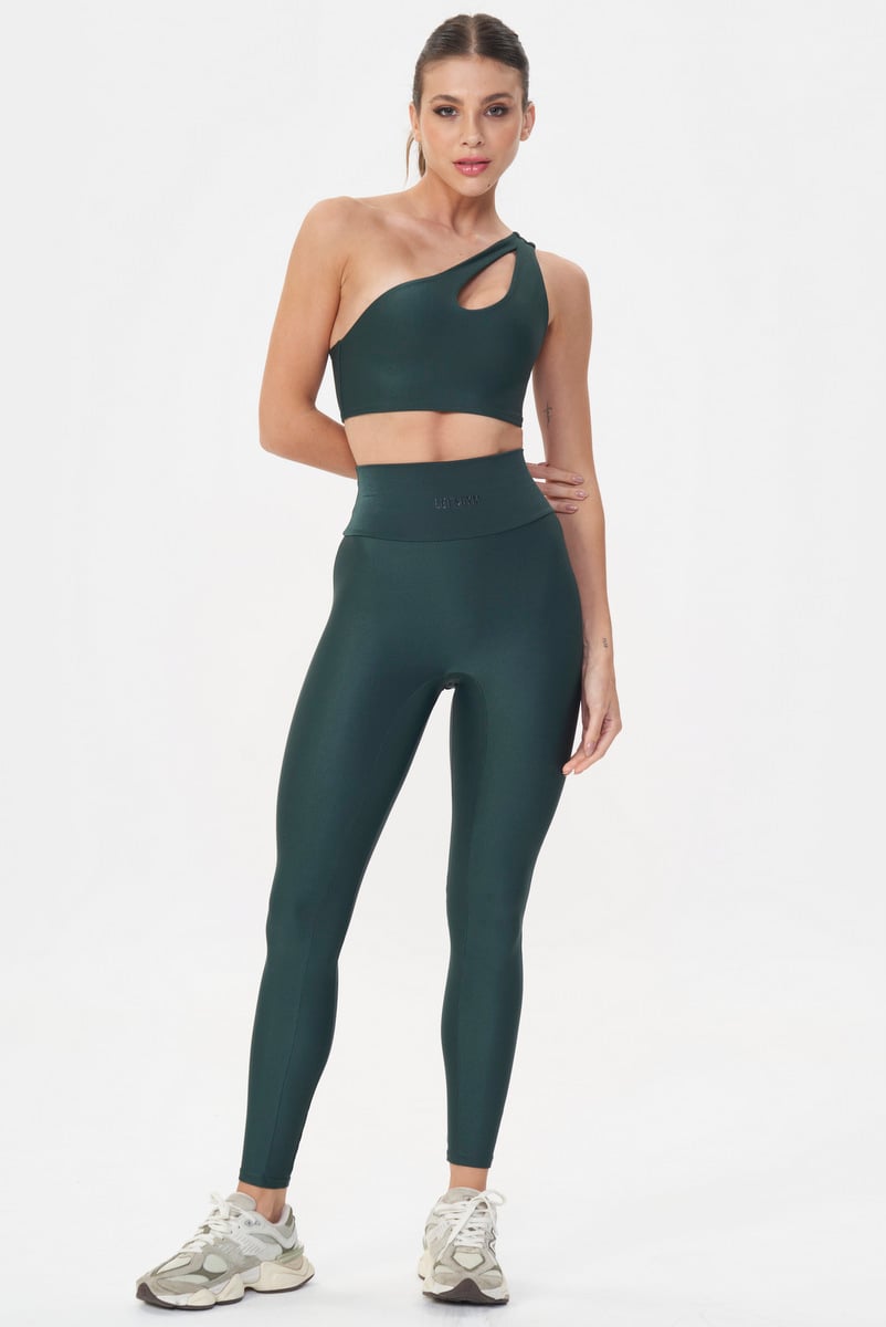 Lets Gym - Top Impact One Verde Escuro - 2961VDE Lets Gym - Top Impact One Verde Escuro - 2961VDE