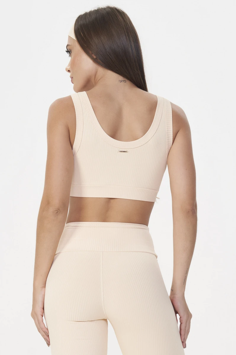 Lets Gym - Sports bra Comfort Rib Soft Peach - 2981SP