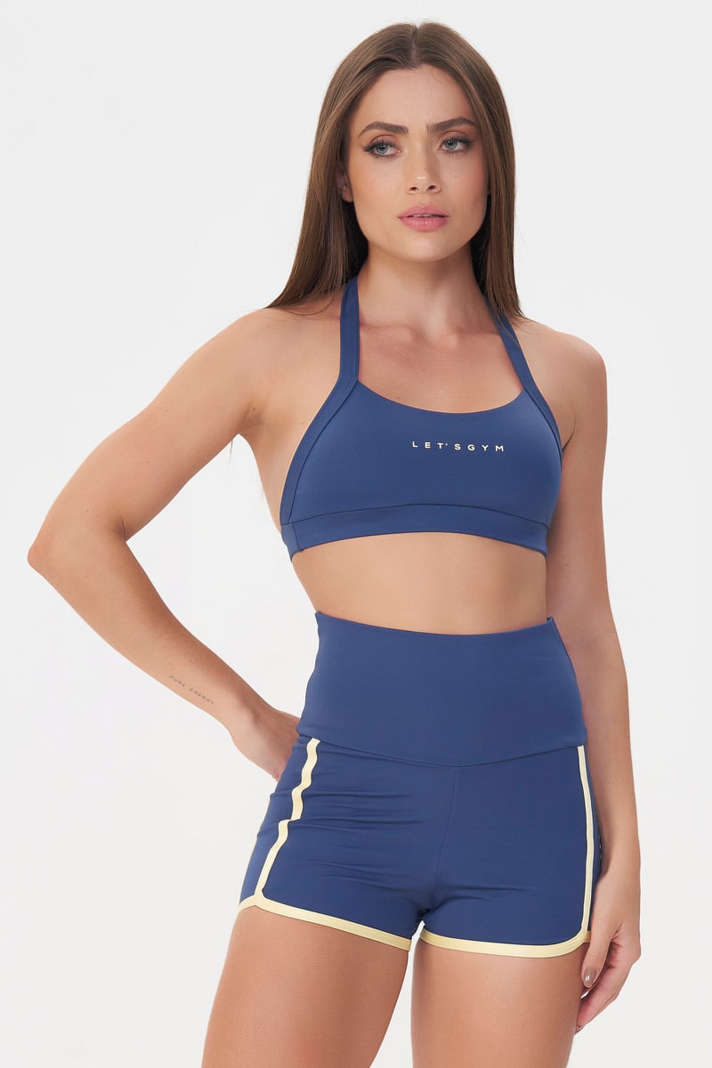 Lets Gym - Sports bra Vibe Azul Indigo - 3020AZI Lets Gym - Sports bra Vibe Azul Indigo - 3020AZI