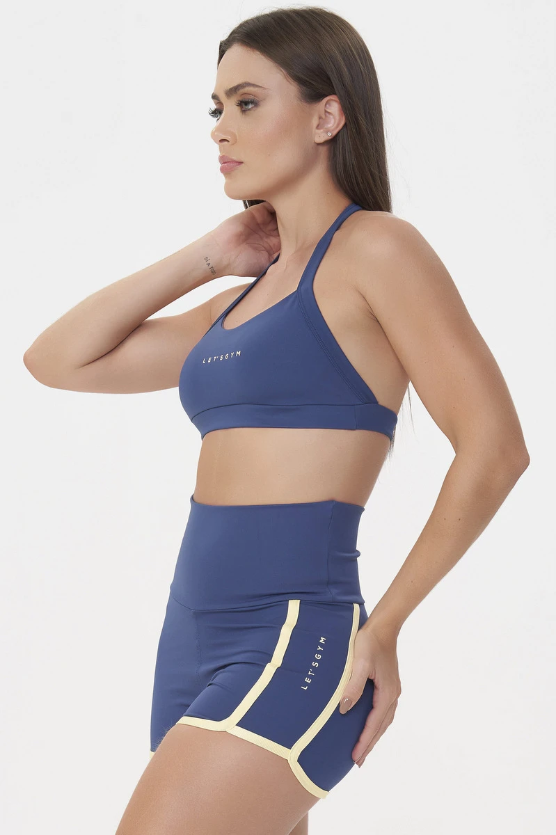 Lets Gym - Sports bra Vibe Azul Indigo - 3020AZI