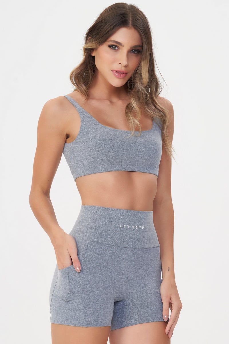 Lets Gym - Short Compression Melange - 3037MLG