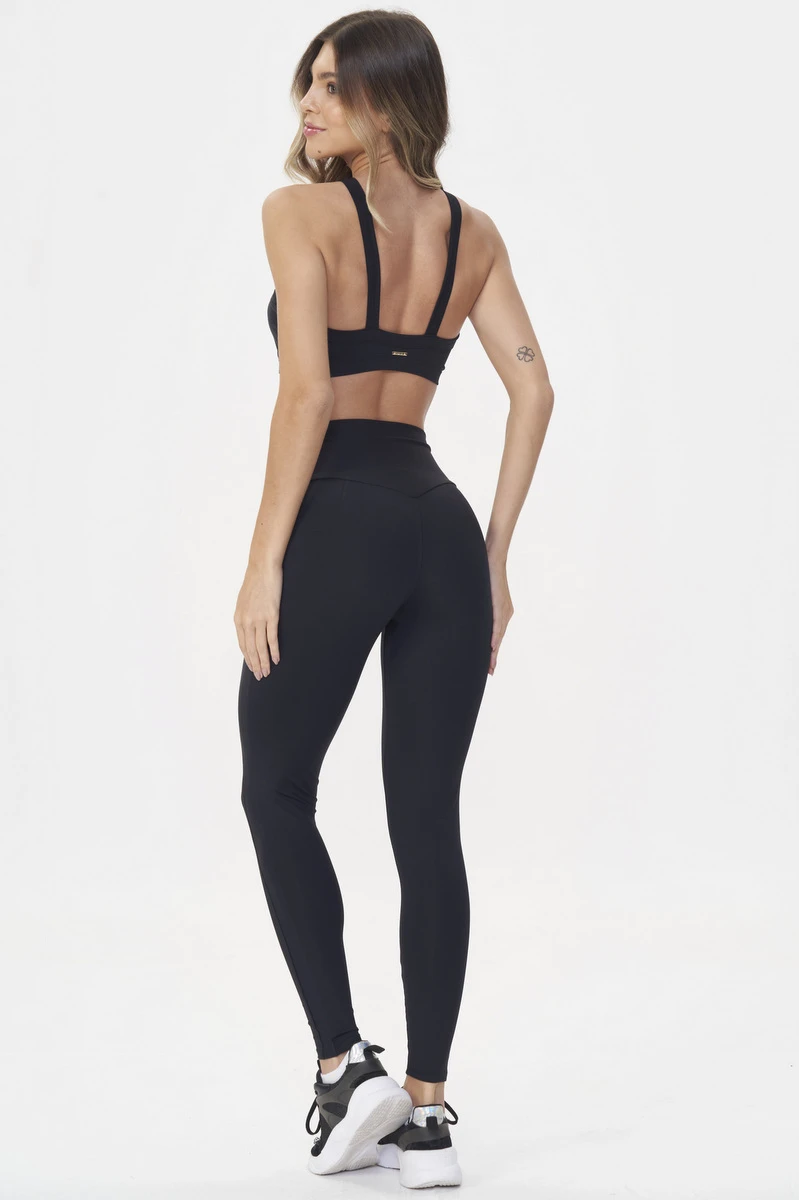 Lets Gym - True Vibe Black Top - 3042PT