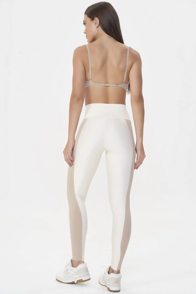 Lets Gym - Bliss Off White Leggings - 3049OFW
