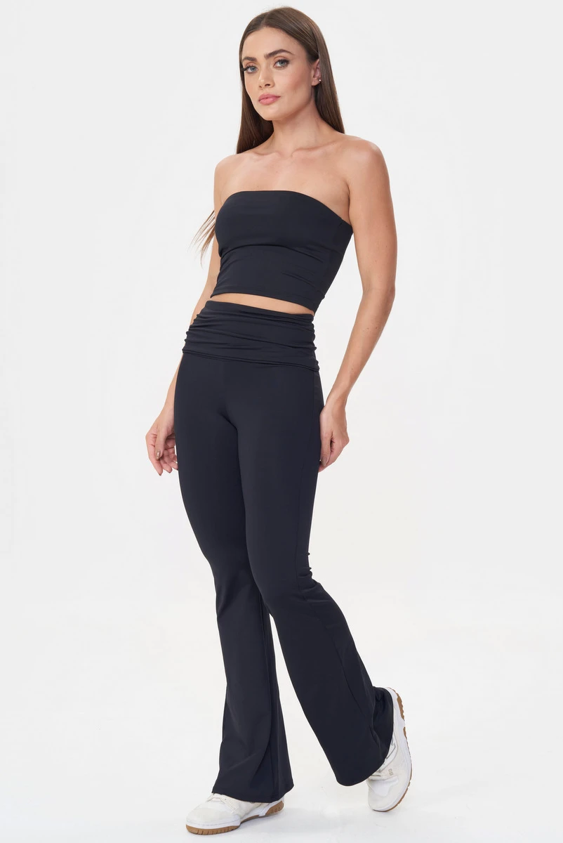 Lets Gym - Beyond Flare Pants Black - 3068PT