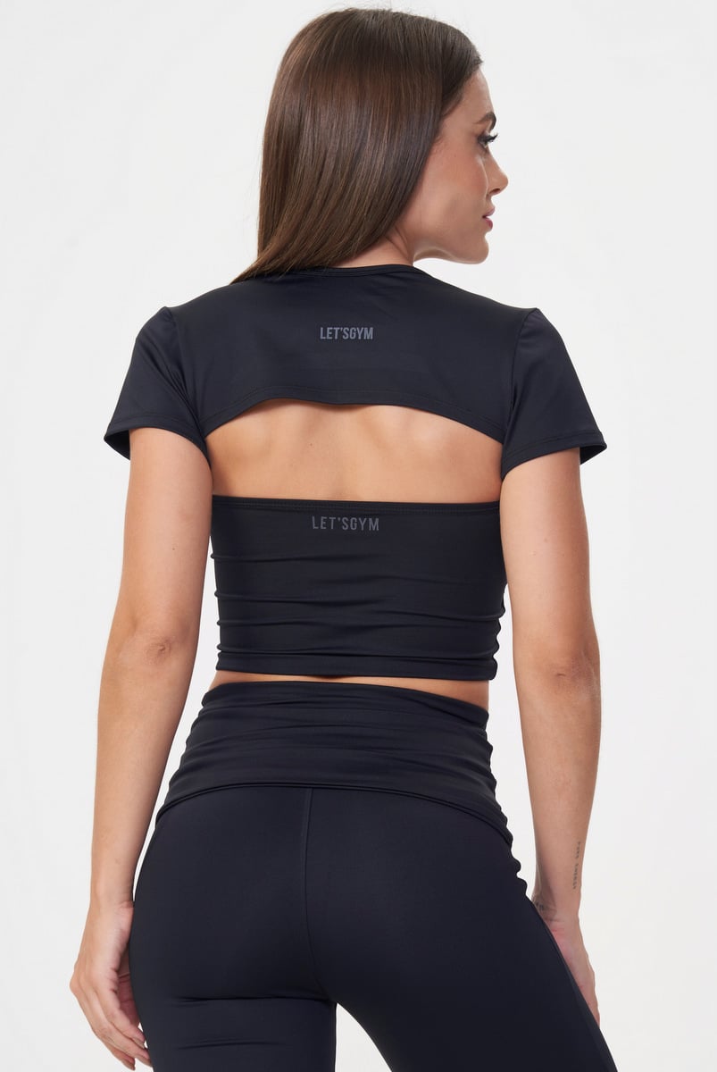 Lets Gym - Micro Cropped Beyond Black - 3073PT Lets Gym - Micro Cropped Beyond Black - 3073PT