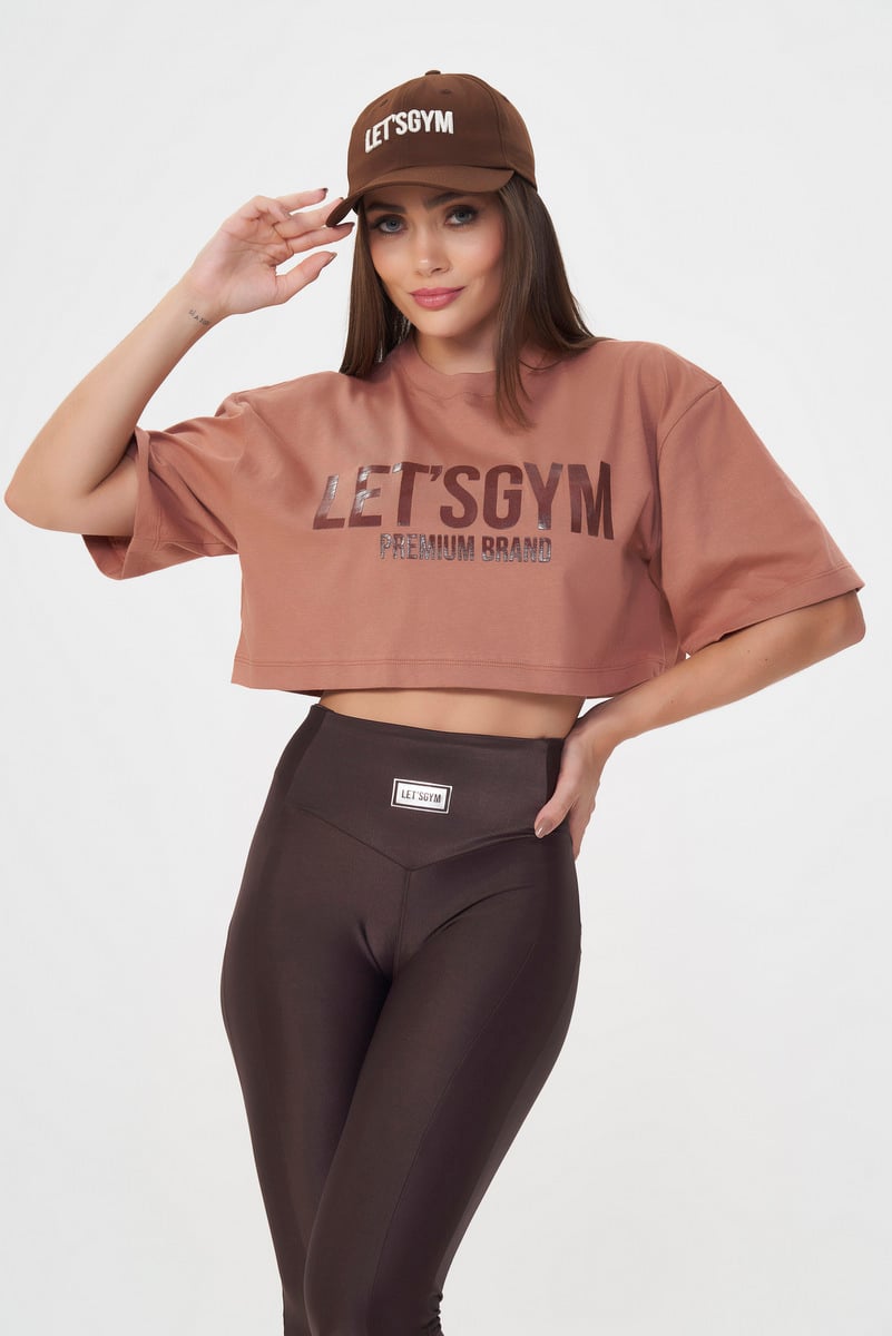 Lets Gym - Cropped Brand Up - 3079MM Lets Gym - Cropped Brand Up - 3079MM