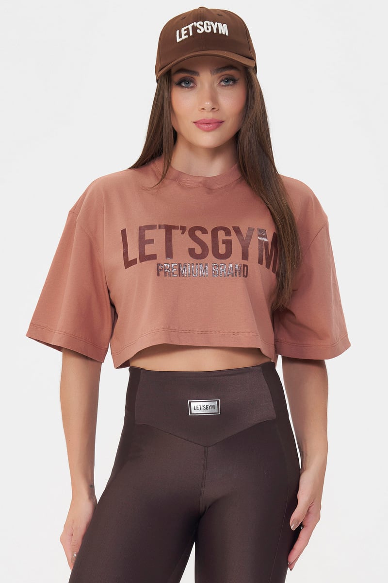 Lets Gym - Cropped Brand Up  - 3079MM