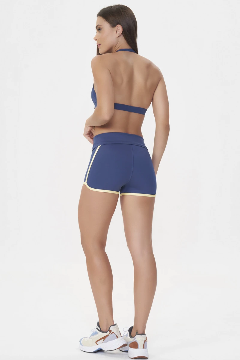Lets Gym - Indigo Blue Vibe Shorts - 3021AZI