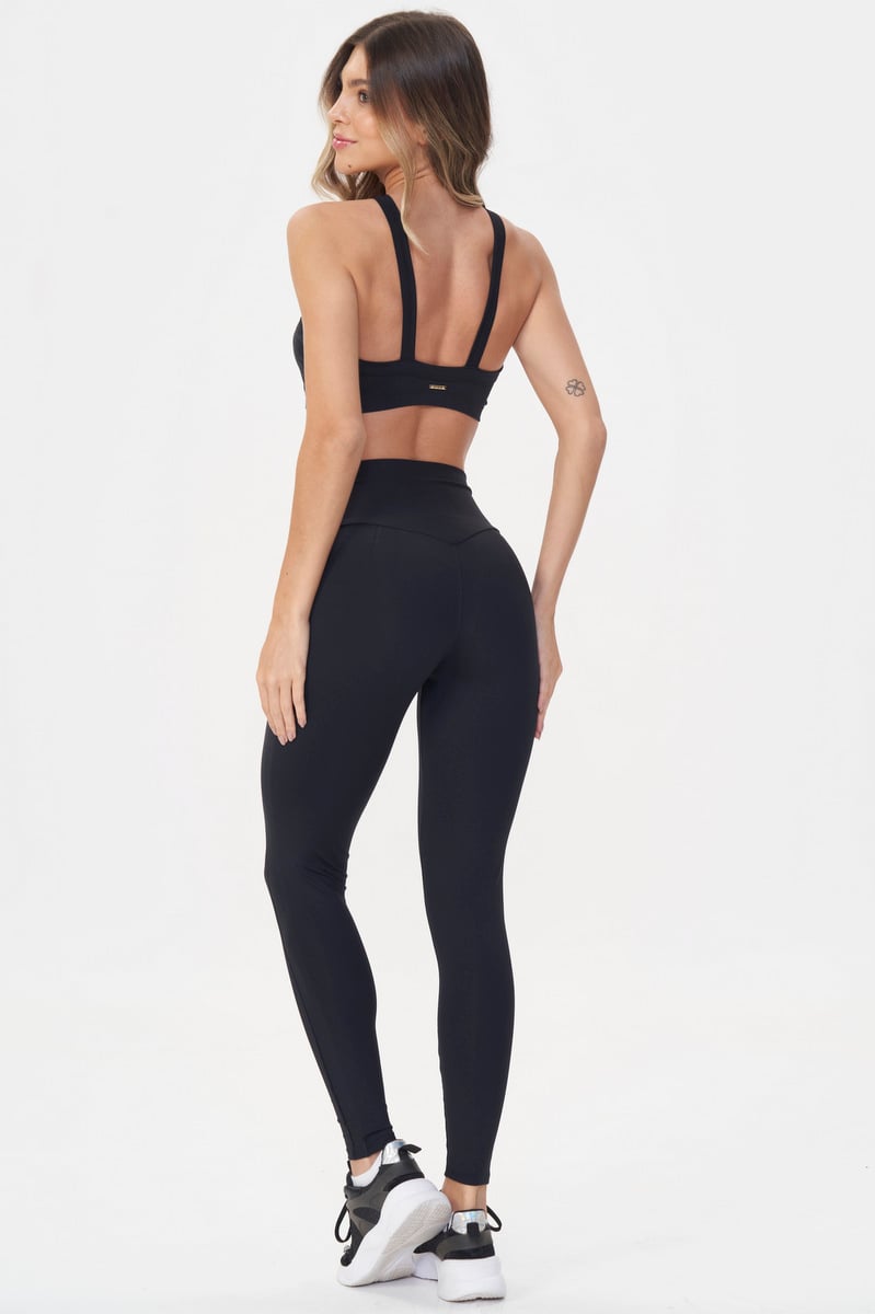 Lets Gym - True Vibe Black Leggings - 3043PT Lets Gym - True Vibe Black Leggings - 3043PT