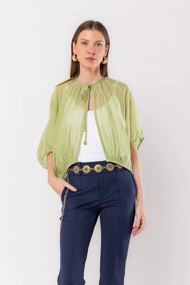 Hidrogênio - MATCHA PLEATED JACKET - 20484403 Hidrogênio - MATCHA PLEATED JACKET - 20484403