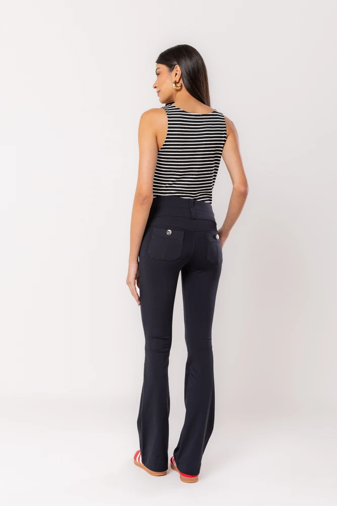 Hidrogênio - BLACK STRIPED RIBBED TANK TOP - 20512001 Hidrogênio - BLACK STRIPED RIBBED TANK TOP - 20512001