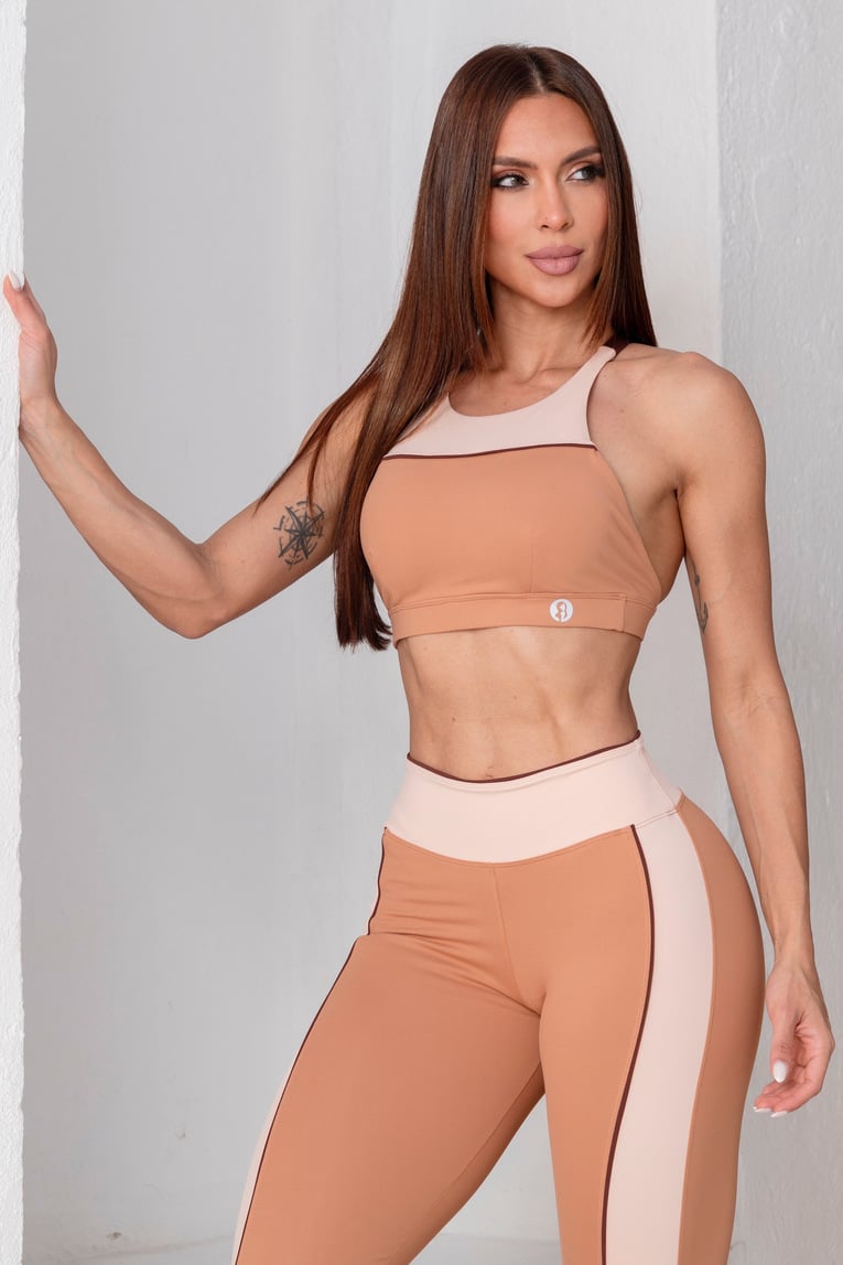 Garotafit - Conjunto Cherry Bronze - FCS395MB Garotafit - Conjunto Cherry Bronze - FCS395MB