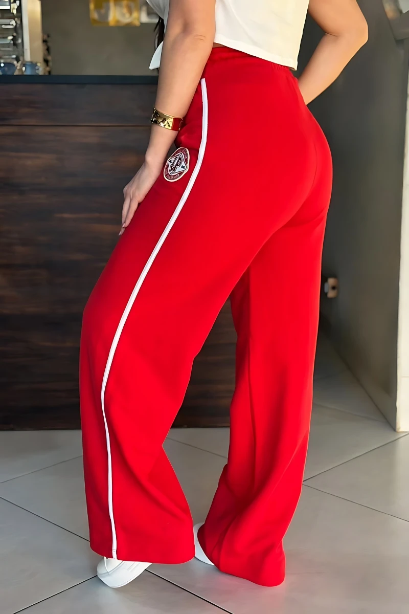 LANÇA PERFUME - Wide Leg Pants High Waist Blouse Lança Perfume - 3189