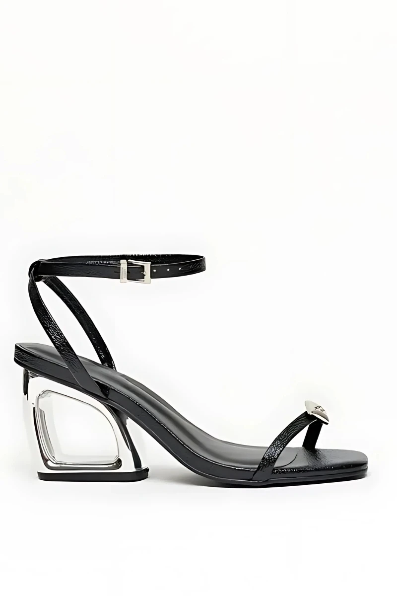 LANÇA PERFUME - Heels Metallic Geometric Heel Launches Perfume - 1500PT