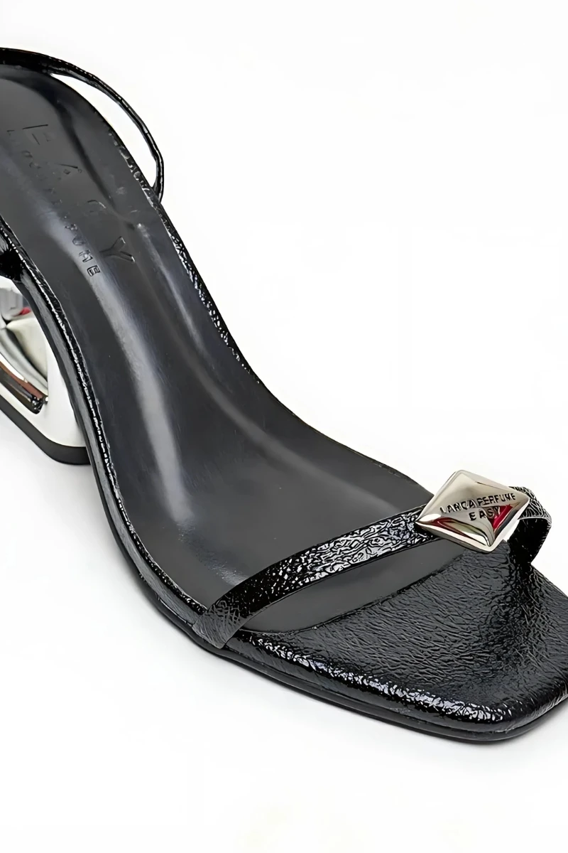 LANÇA PERFUME - Heels Metallic Geometric Heel Launches Perfume - 1500PT