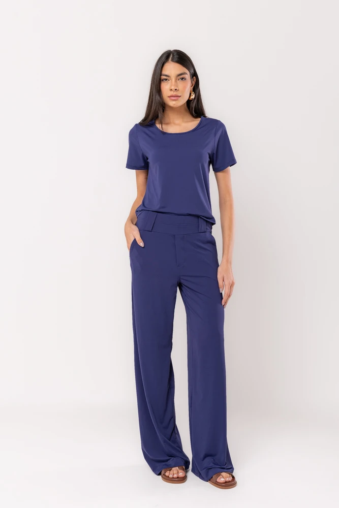 Hidrogênio - IDALIA PANTALONA NAVY PANTS - 19601004