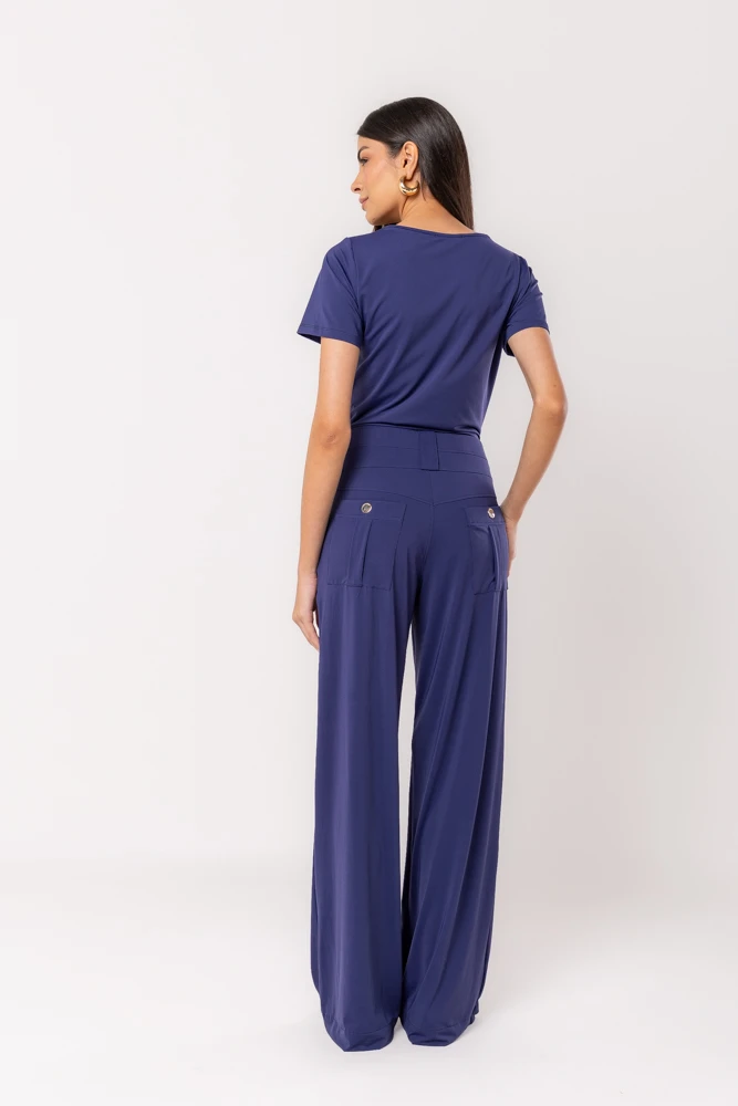 Hidrogênio - IDALIA PANTALONA NAVY PANTS - 19601004