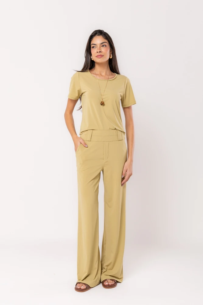 Hidrogênio - IDALIA PANTALONA PANTS CANA GREEN - 19601479
