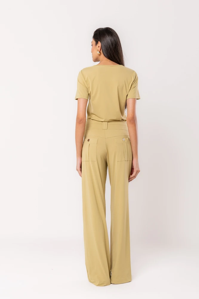 Hidrogênio - IDALIA PANTALONA PANTS CANA GREEN - 19601479