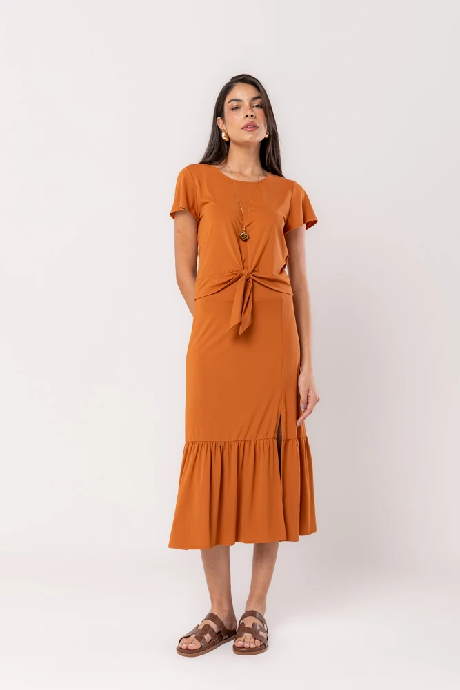 Hidrogênio - SKIRT WITH SLIT EARTH - 19596332 Hidrogênio - SKIRT WITH SLIT EARTH - 19596332